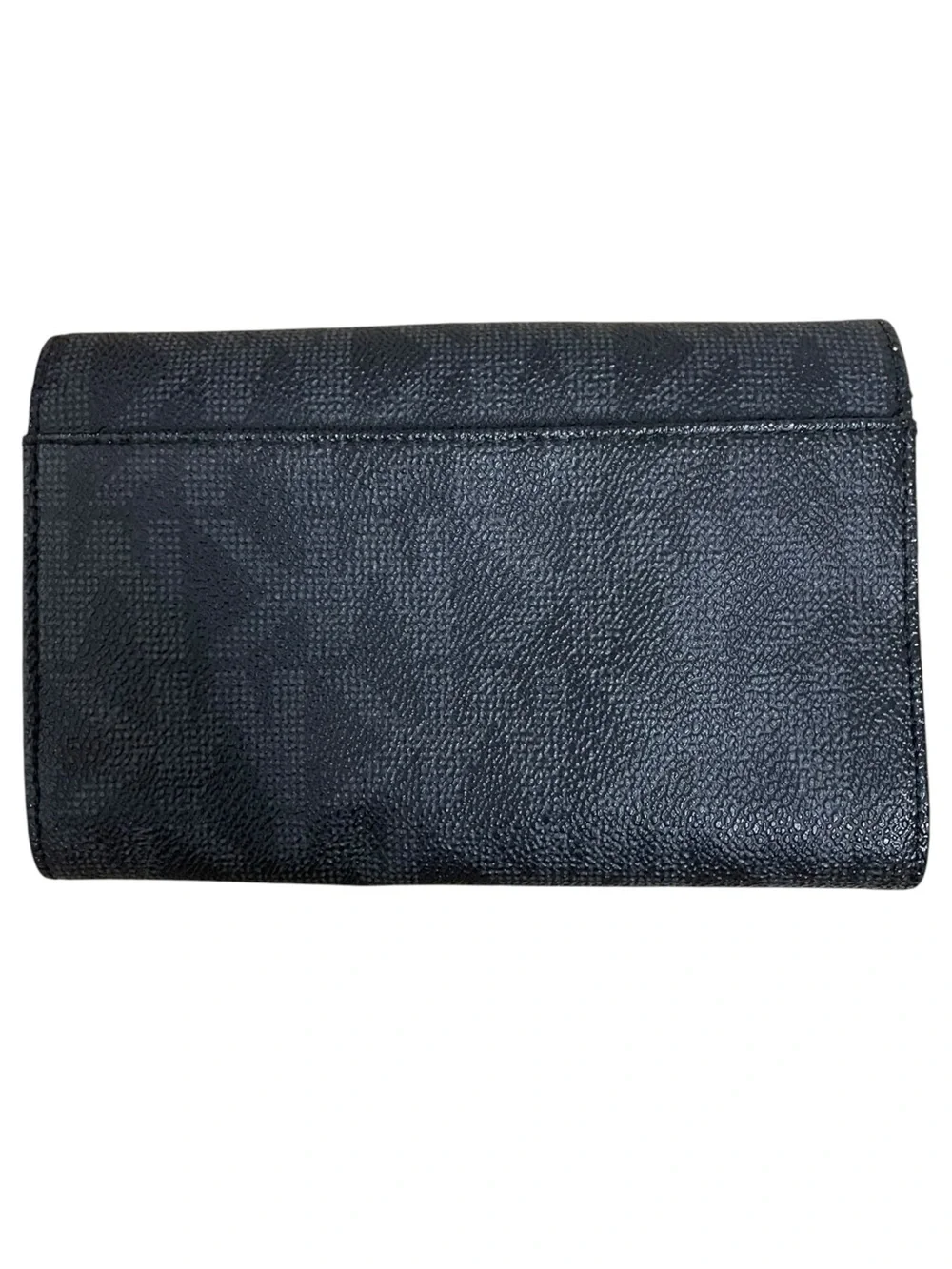 Michael Kors Black Envelope Wallet Snap Closure